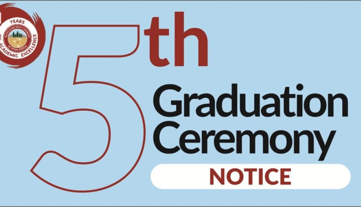 5TH GRADUATION CEREMONY WEBSITE BANNER
